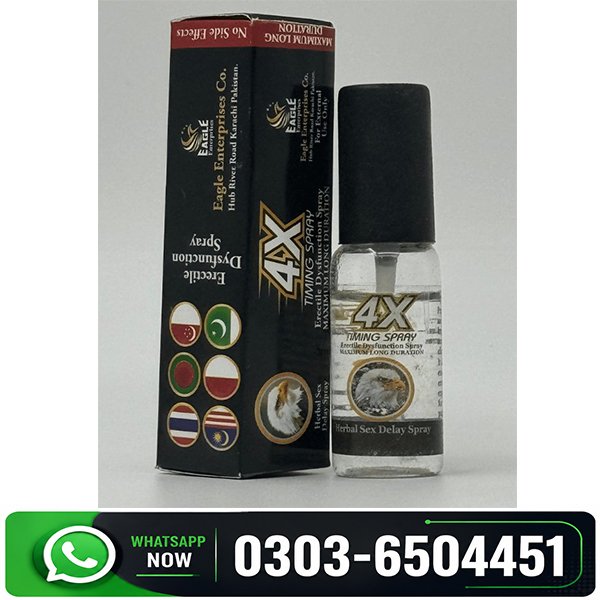 4X Timing Spray Maximum Long Duration for men in Pakistan