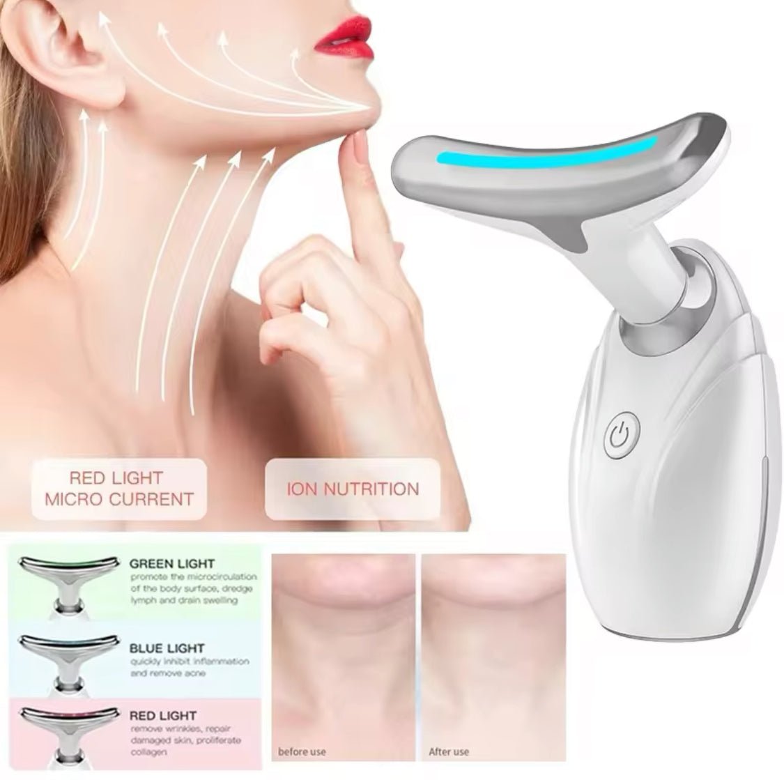Anti Wrinkle Skin Tightening and Face Lifting Massager