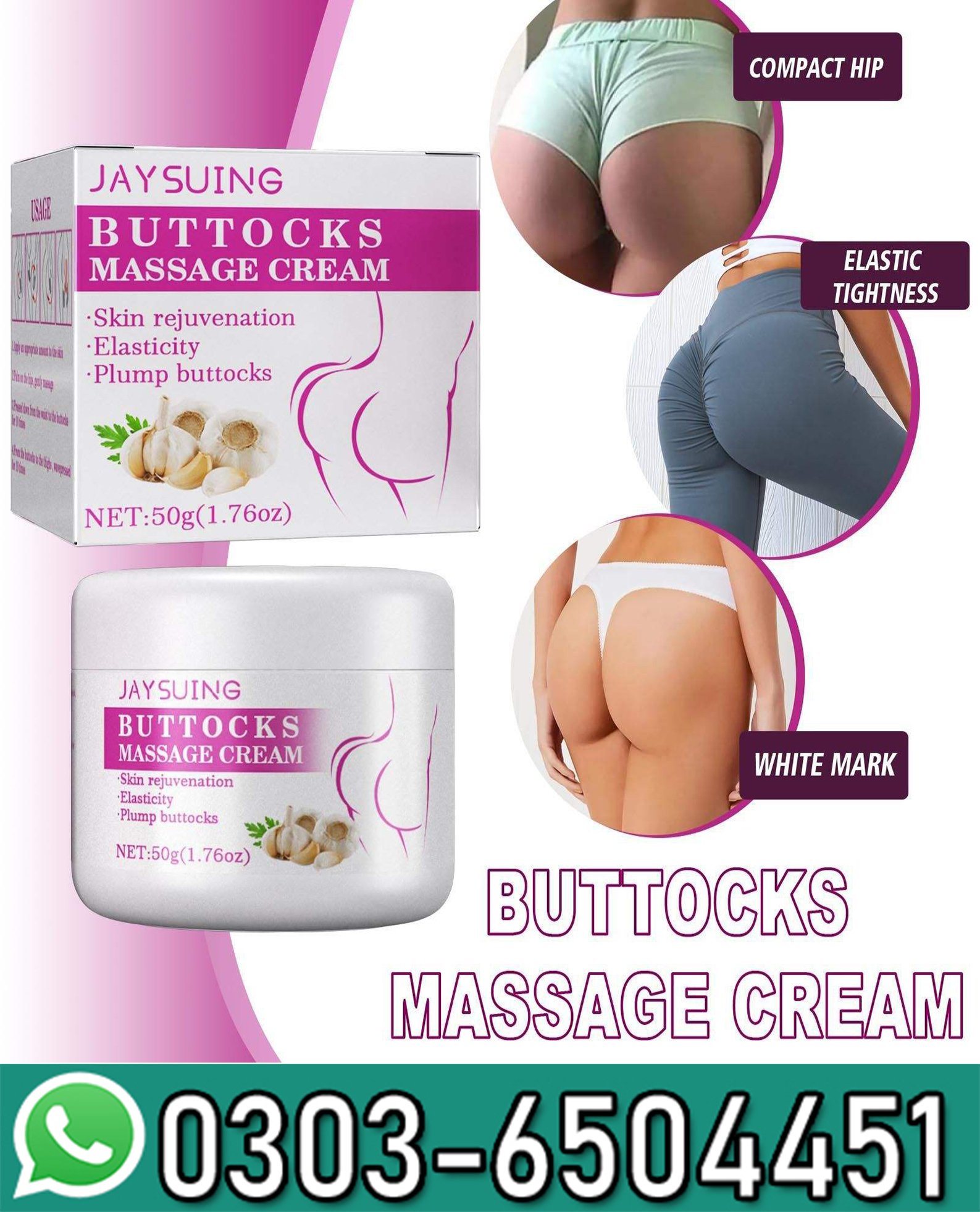 Garlic Hip Enlargement Essential Cream Butt Firming