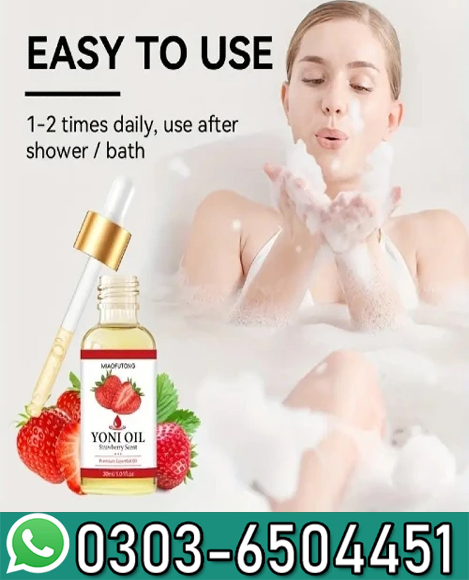 Rose & Strawberry Yoni Oil