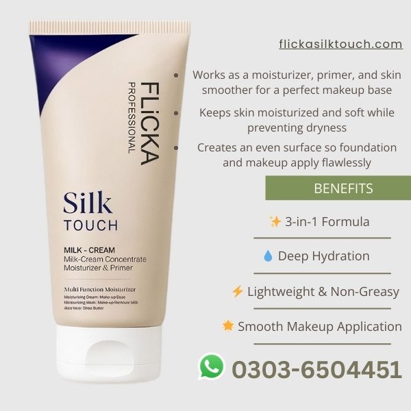 flicka silk touch 3 in 1 moisturizer primer Face